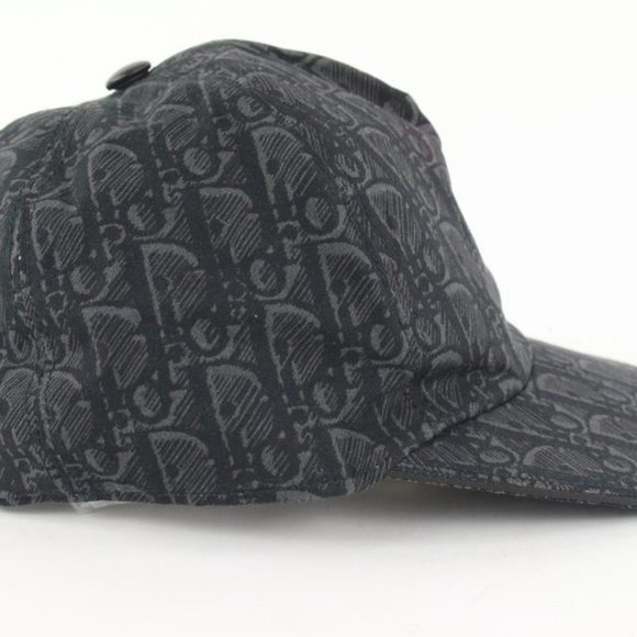 Dior Black Monogram Trotter Baseball Cap Hat main image 7